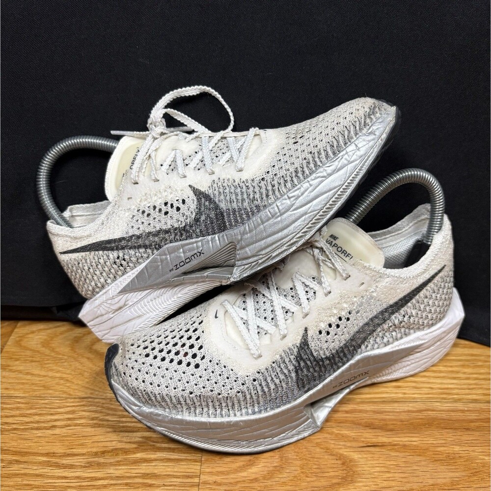 Womens Size 6.5 Nike Zoom Vaporfly Next%3 White Grey Running Shoe DV4130 100
